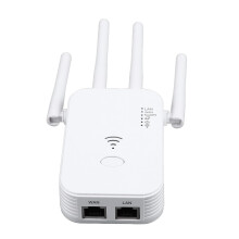 Amplifier Repeater, Extender, with Ethernet Port & AP Mode, Long Range Coverage Repeater for Home(White)
