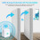 WiFi Amplifier - 300Mbit/s, 2 Antennas, 4 Modes(White) 6