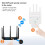 Extensor Wifi 5 Ghz/2,4 Ghz, Amplificador De Banda Dupla  (branco) 3