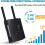 Dvojpásmový Wlan opakovač 1200 mbit/s, 4 antény (čierna) 3