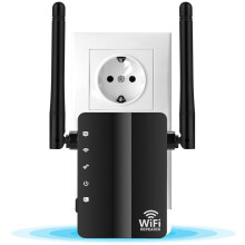 Amplificador Wlan Banda Única 300 Mbps, Porta Lan (preto)
