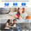 300Mbps Wifi Extender, Wireless Router Range Extender (biely) 2