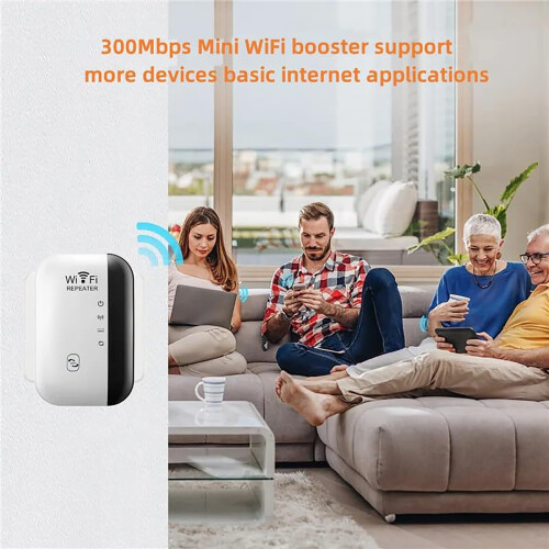 Extensor Wifi Ping Stopper Pro de 300 Mbps (blanco) 1