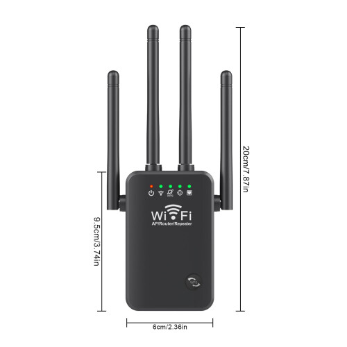 Extensor Wifi 5g/4g, Gigabit Wireless  (preto) 2