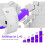 Wlan Repeater 300 mbit/s, port Fast Ethernet (biely) 2