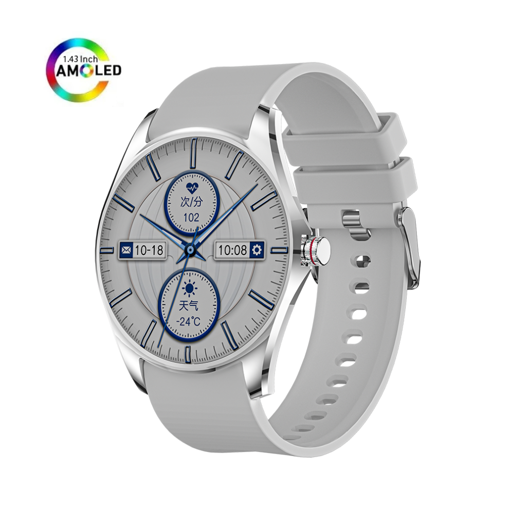 Smartwatch 1.43" Amoled Fashion(Silver) Silver 6976918061201