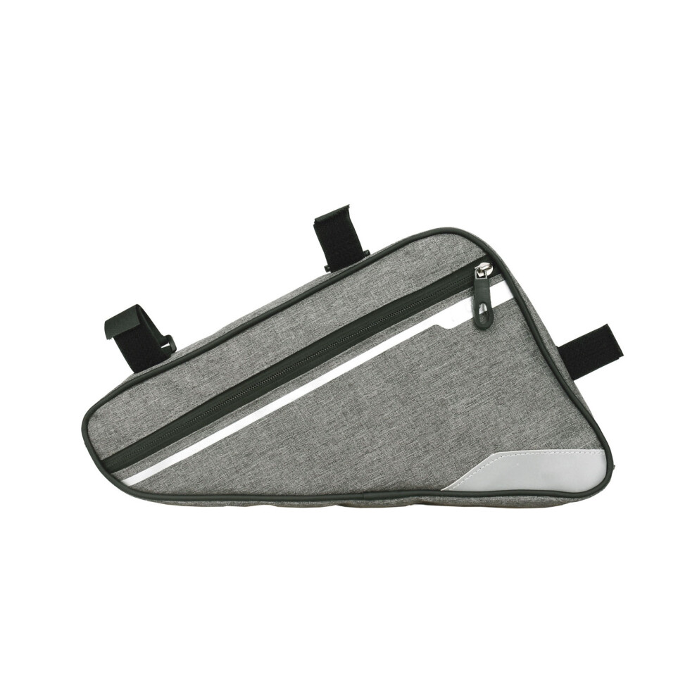 Photos - Bike Bag Triangle Bicycle Bike Frame Bag Large Capacity Waterproof Mountain Road Bike Cycling Bag(Gray)