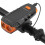 Solar Bicycle Light - Dual Lamp Beads, USB(Black) 1