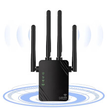 1200 Mbps dvojpásmový Wi-Fi extender, ethernetové pripojenie (čierne)