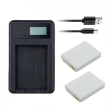 Charger & 2X Batteries Canon IXUS 970 IS 980 IS 990 IS 810 IS IXY 820 IS 900 IS