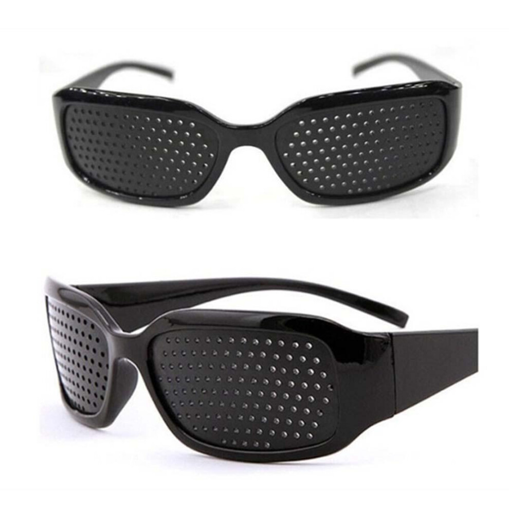 Black Eyewear Pinhole Eyeglasses Training Eyesight Improvement Vision Care Hot