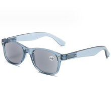(+1.5, Transparent Blue) Sun Readers Tinted Reading Glasses +1.00 to +4.00 Sunglasses UV400