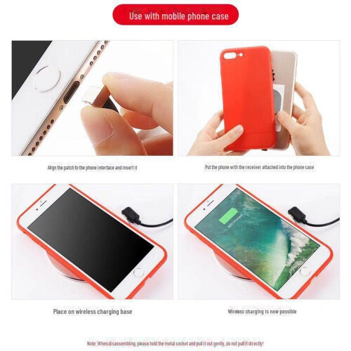 (Type-c) Universal Qi Wireless Charging Receiver for Apple & Android(Type-C Compatible) 2