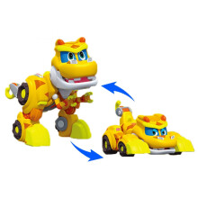 (Ei Box Lockia)est ABS Min Deformation Gogo Dino Action Figuurit REX Transformation Kaukosäädin Lentokone Moottorivene