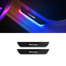 (Porta posteriore 2 pezzi - per A-MG) Luci interne per auto a LED personalizzate, pedale porta automatico, luce