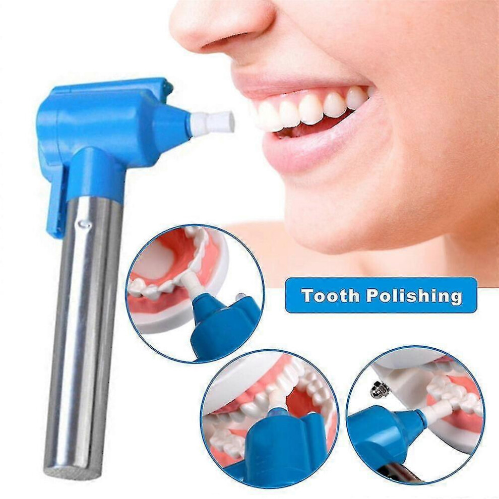 (As show, One size) High-quality Electric Tooth Polishing Whitening Teeth Burnisher Stain Plaque Remover Oral Care Instrument
