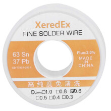 (As show, One size) Tin Wire Contains Flux No Cleaning Soldering Iron Welding Accessories 0.6mm for Electrical