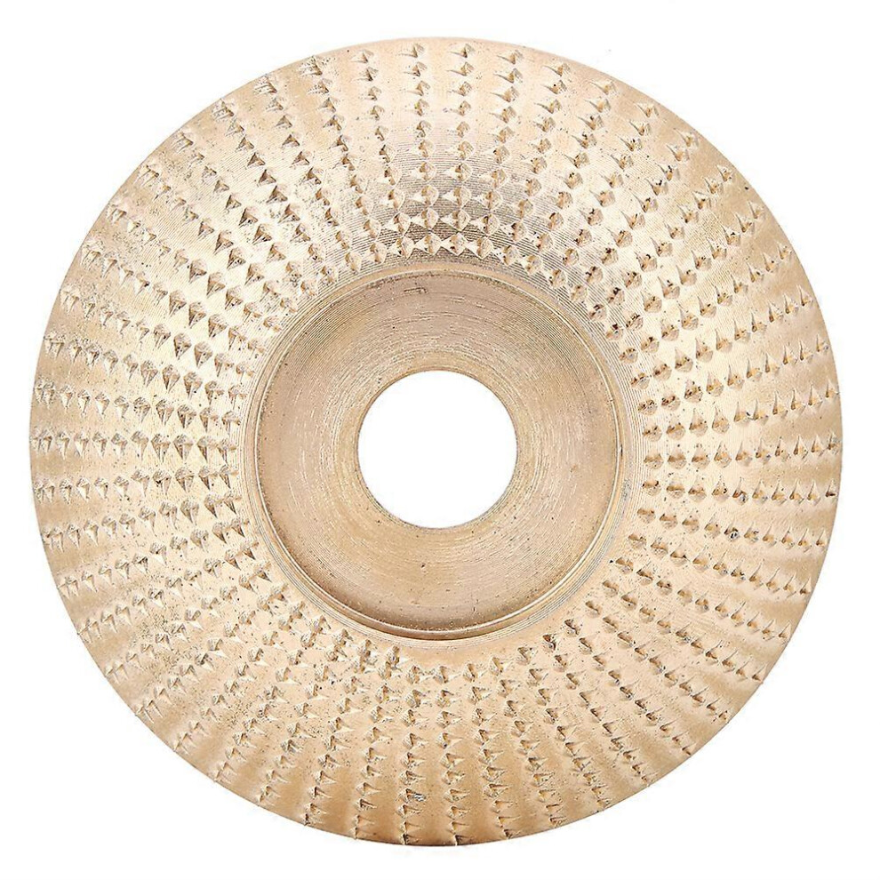 (As Show, One Size) 85Mm Sanding Arc Disc Gold Grinding Shaping Wheel For Angle Grinder Wood Rotating Tool 6909775986660