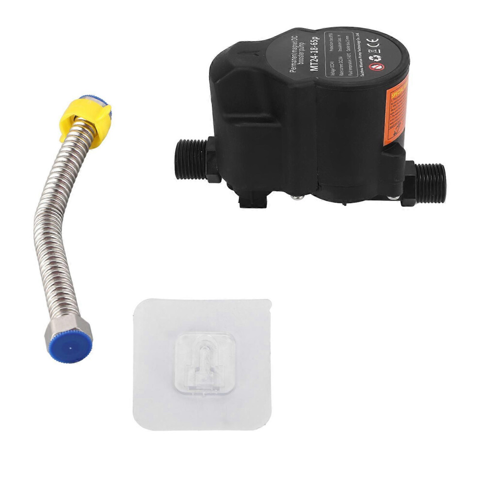 (As Show, One Size) Water Pressure Booster Pump Automatic Induction Low Noise Shower Boosting Pump For Bathroom Dc24v Uk Plug 110220V 6909775988107