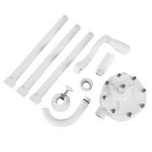 (As show, One size) Rotary Barrel Chemical Pump Corrosion Resistant Plastic Hand Crank Chemical Pump for Chemical Industry