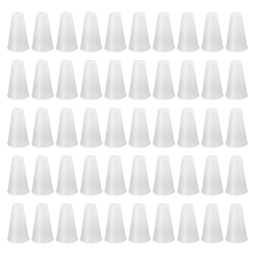 (As Show, One Size) 50Pcs Silicone Tapered Plugs High Temperature Resistant Conical Stopper For Sealing Protection 6909775971260
