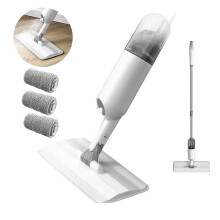 (As show, One size) Spray Mop for Floor Cleaning Water Spray Flat Mop Household Tile Floor Mop  with Sprayer 3 Mop Pads