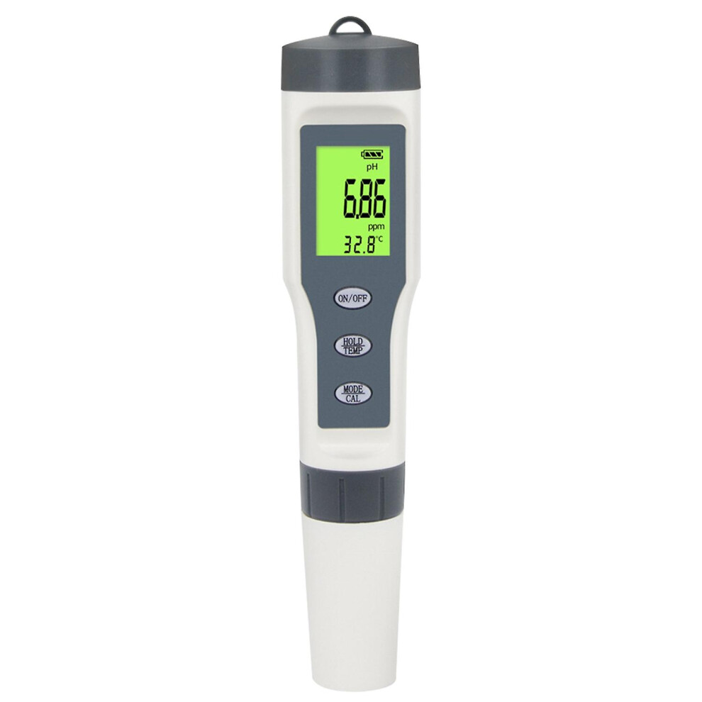 (As Show, One Size) Digital Ph Meter With Atc 3 In 1 Water Quality Tester Ph/Temp Meter Total Dissolved Solid Tester Wat 6909775642504