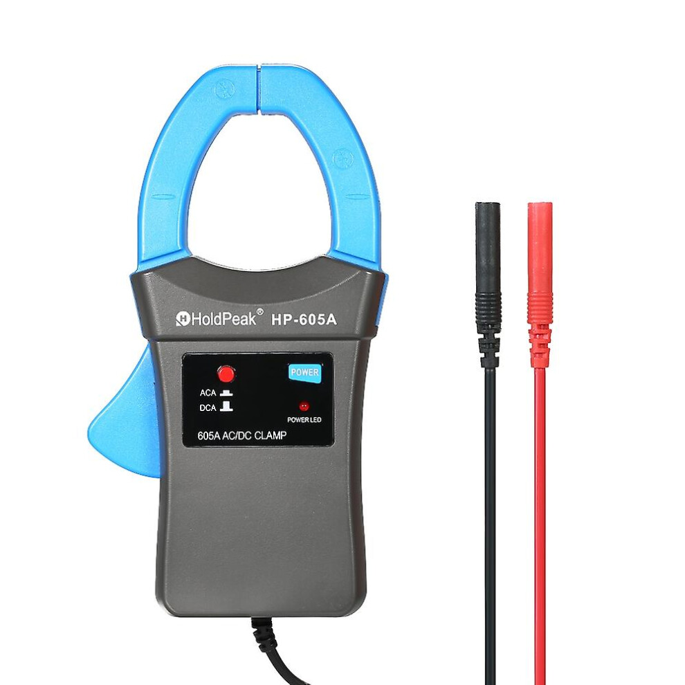 (As Show, One Size) Holdpeak 600A Dc/Ac Current Clamp Adapter Clamp-On Adapter Meter With Test Probes 6909775630525