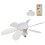3 Speeds E27 LED Ceiling Fan Light Mount Dimmable With Remote Control 3