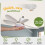3 Speeds E27 LED Ceiling Fan Light Mount Dimmable With Remote Control 5