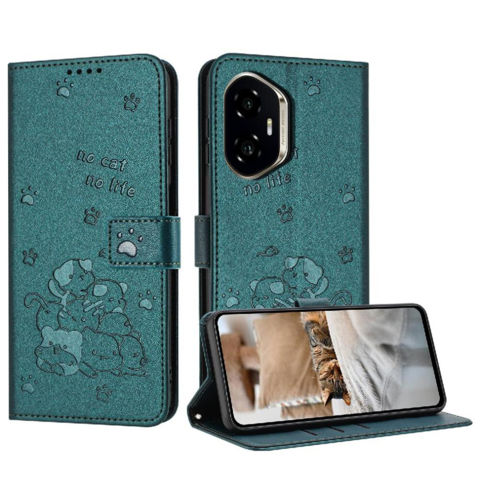 (C2) Flip Case For Honor 400 Card Holder Kickstand Leather Wallet Pu Leather Cute Cat 764563524747