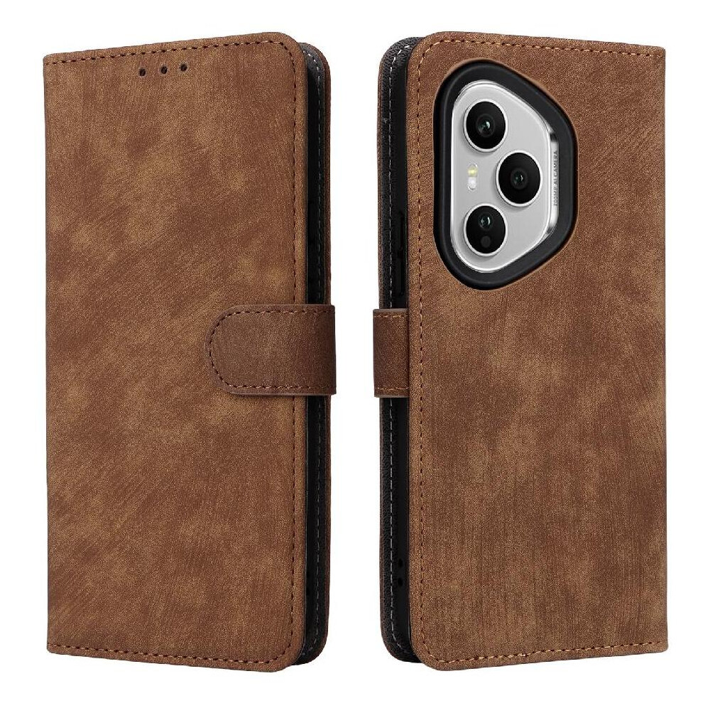 (Brown) Case For Honor 400 Pro Card Slots Cover Pu Leather Rfid Blocking Magnetic Closure Flip Folio Wallet Brown 764563525935