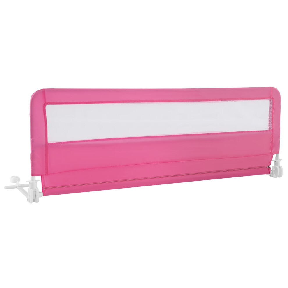 Toddlers Bed Rail Guard 150CM Foldable Baby Bed Rail-Pink-image-OPC-PHCK2R8-NEW