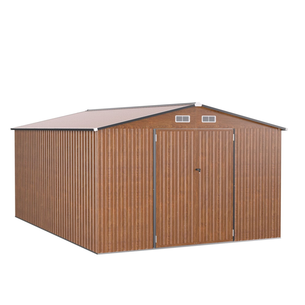 426 cm x 300 cm Outdoor Storage Shed Large Garden Tool House