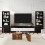 Costway 178cm Bookcase 6-tier Modern Style Storage Cabinet w/Shelves-Black 7