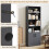 Costway 178cm Bookcase 6-tier Modern Style Storage Cabinet w/Shelves-Grey 6