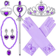 Stück Lila Prinzessinnen Schmuck Spielzeug Mädchen Spielzeug Prinzessin Accessoires
