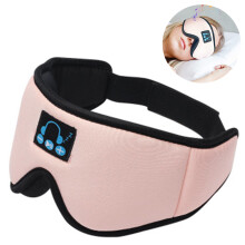 Schlafmaske mit Bluetooth-Kopfhörern, 3D-Schlaf-Blackout-Augenabdeckung mit ultradünnen Stereo-Lautsprechern und Mikrofon