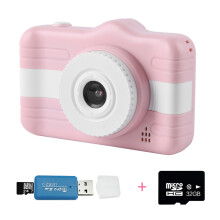 Selfie-Kamera für Kinder, Geburtstagsgeschenk für Jungen von 3–9 Jahren, digitale HD-Videokamera, tragbares Spielzeug mit 32 GB SD-Karte