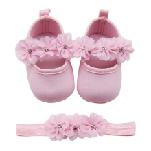 Baby Mädchen Schuhe Weiche Sohle Floral Neugeborenen Säugling Mary Jane Flats Taufe Kleider Schuhe Sohlen Sandalen Schuhe 11,5 CM