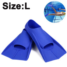 Schwimmtrainingsflossen, Schwimmflossen, Reisegröße, zum Schnorcheln, Tauchen, Poolaktivitäten, Männer, Frauen, Kinder – L