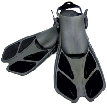 Schnorchelflossen, Schwimmflossen Reise verstellbar zum Schnorcheln Tauchen Erwachsene Männer Frauen Kinder Schwimmflossen mit offener Ferse-S/M