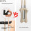 Pool Queue Rack, Billard Stick Halter Wand Halterung, Billard Tisch Stangen Clip Pool Queue Halterung 6
