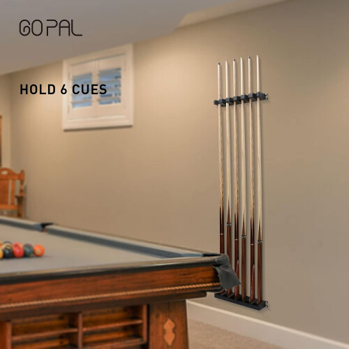 Pool Queue Rack, Billard Stick Halter Wand Halterung, Billard Tisch Stangen Clip Pool Queue Halterung 1