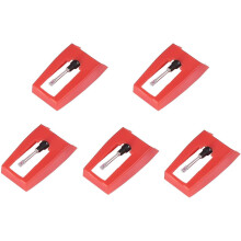Packung mit 5 Diamond Point-Nadeln für Plattenspieler von Crosley, Ion, Jensen, Bush und Teac Phonographennadel