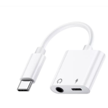 2er-Pack Kopfhöreradapter, 2-in-1 Lightning auf 3,5 mm Aux-Audio + Ladesplitter, kompatibel mit iPhone