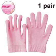 Paar Feuchtigkeitsspendende Handschuhe Weiche Feuchtigkeits-Baumwollhandschuhe Feuchtigkeitsspendende Schlafhandschuhe
