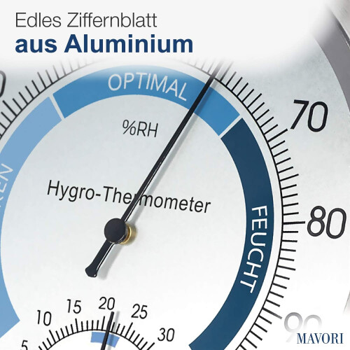 Analoges Hygrometer-Thermometer für den Innenbereich 1