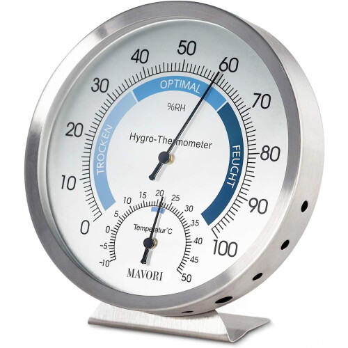 Analoges Hygrometer-Thermometer für den Innenbereich