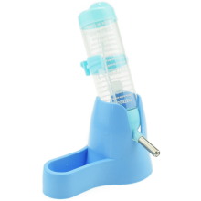 Hamsterflasche für Meerschweinchen und kleine Tiere mit Ständerhalter – tropffrei zum Aufhängen für Käfigaquarien (125 ml)